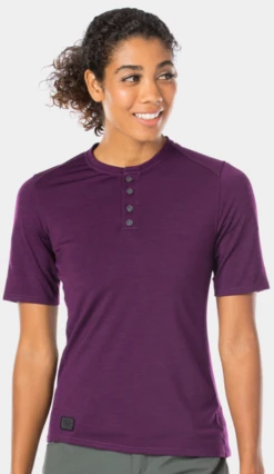 Bontrager Adventure Women's Wool Blend Cycling Henley -Shimano Sales bontrager adventure womens wool blend cycling henley 375196 14