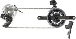 SRAM RED ETap AXS 2X HRD FM Groupset With Front Derailleur