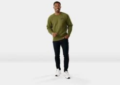 Trek Trek Quilted Crewneck Sweatshirt -Shimano Sales trek trek quilted crewneck sweatshirt 418330 14